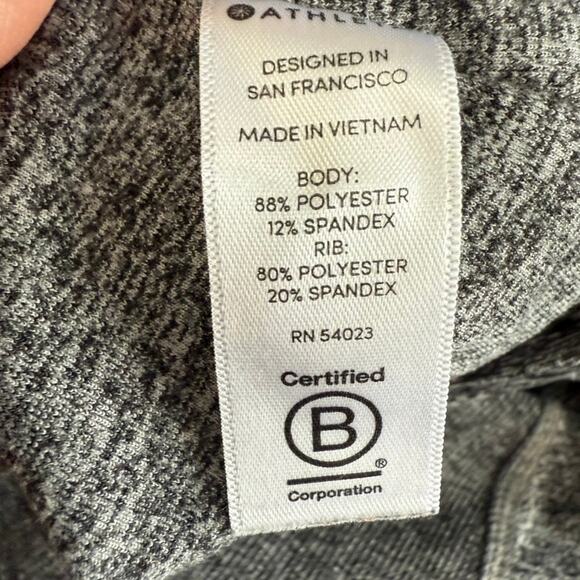 Athleta Barre Cinch Pants Stretch Breathable High Rise Gray Women L Activewear - Picture 4 of 6